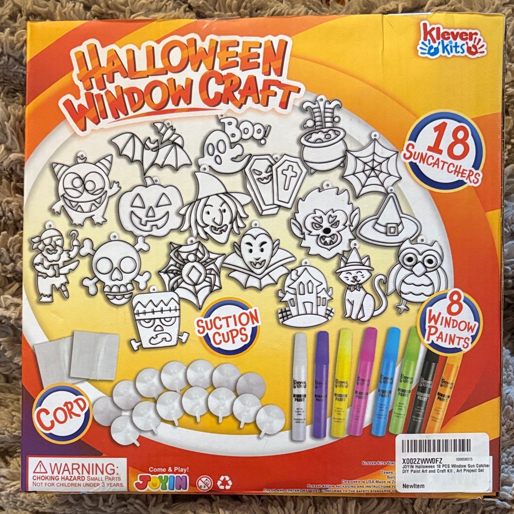 Halloween Window Craft Set - Multicolor - Picture 2 of 9